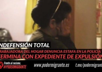 TRABAJADORA DEL HOGAR DENUNCIA ESTAFA EN LA POLICÍA Y TERMINA CON EXPEDIENTE DE EXPULSIÓN
