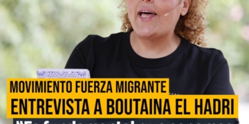Entrevista a Boutaina El Hadri, de Movimiento Fuerza Migrante: "Es fundamental que sepamos que nuestro voto puede cambiar nuestra vida"
