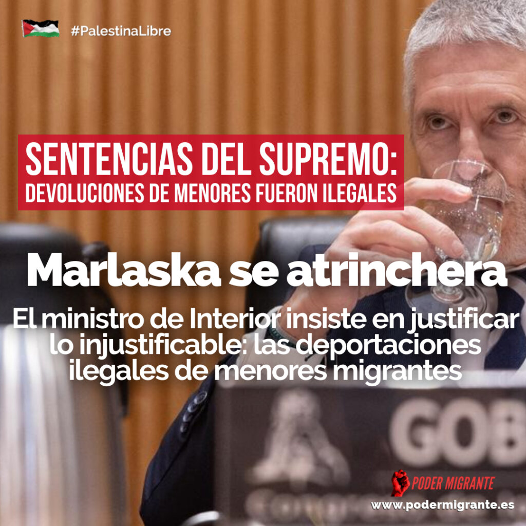 Marlaska se atrinchera e insiste en justificar lo injustificable: las deportaciones ilegales de menores migrantes