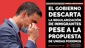 EL GOBIERNO DESCARTA LA REGULARIZACION de inmigrantes pese a la propuesta de Unidas Podemos