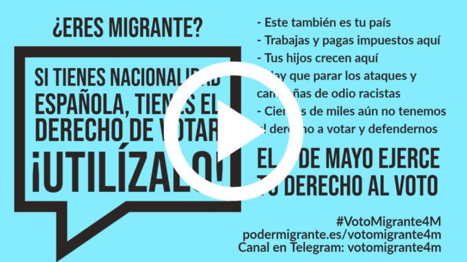 #VotoMigrante4M | ¿Qué dicen y hacen los partidos políticos sobre la inmigración? #VotoMigrante4M | ¿Qué dicen y hacen los partidos políticos sobre la inmigración?