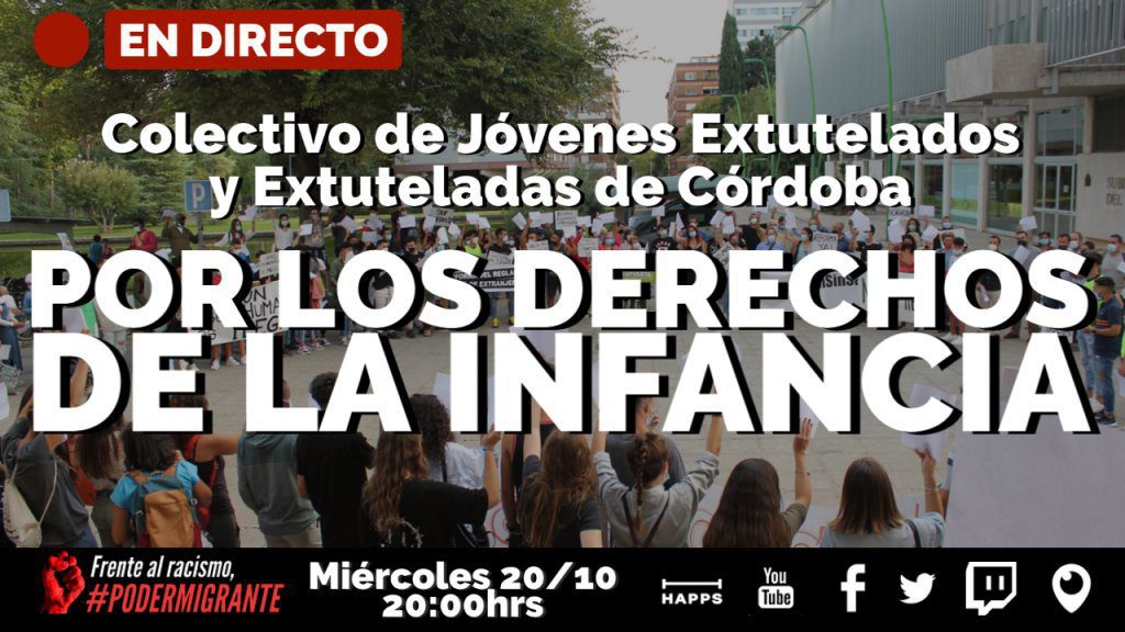 EN DIRECTO con el Colectivo de Jóvenes Extutelados de Córdoba: “POR LOS DERECHOS DE LA INFANCIA”