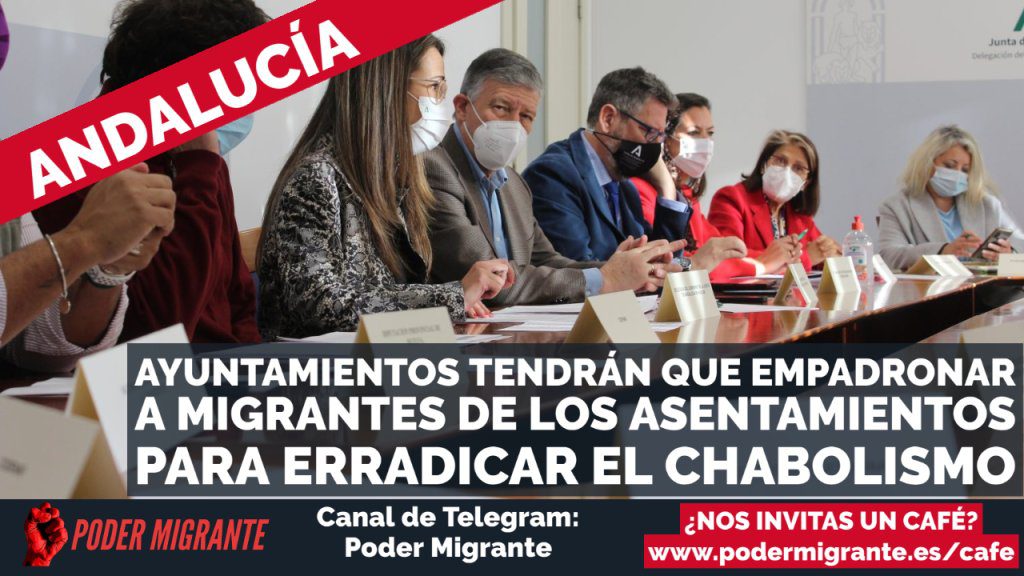 Ayuntamientos en Andalucía tendrán que empadronar a migrantes de los asentamientos para evitar el chabolismo