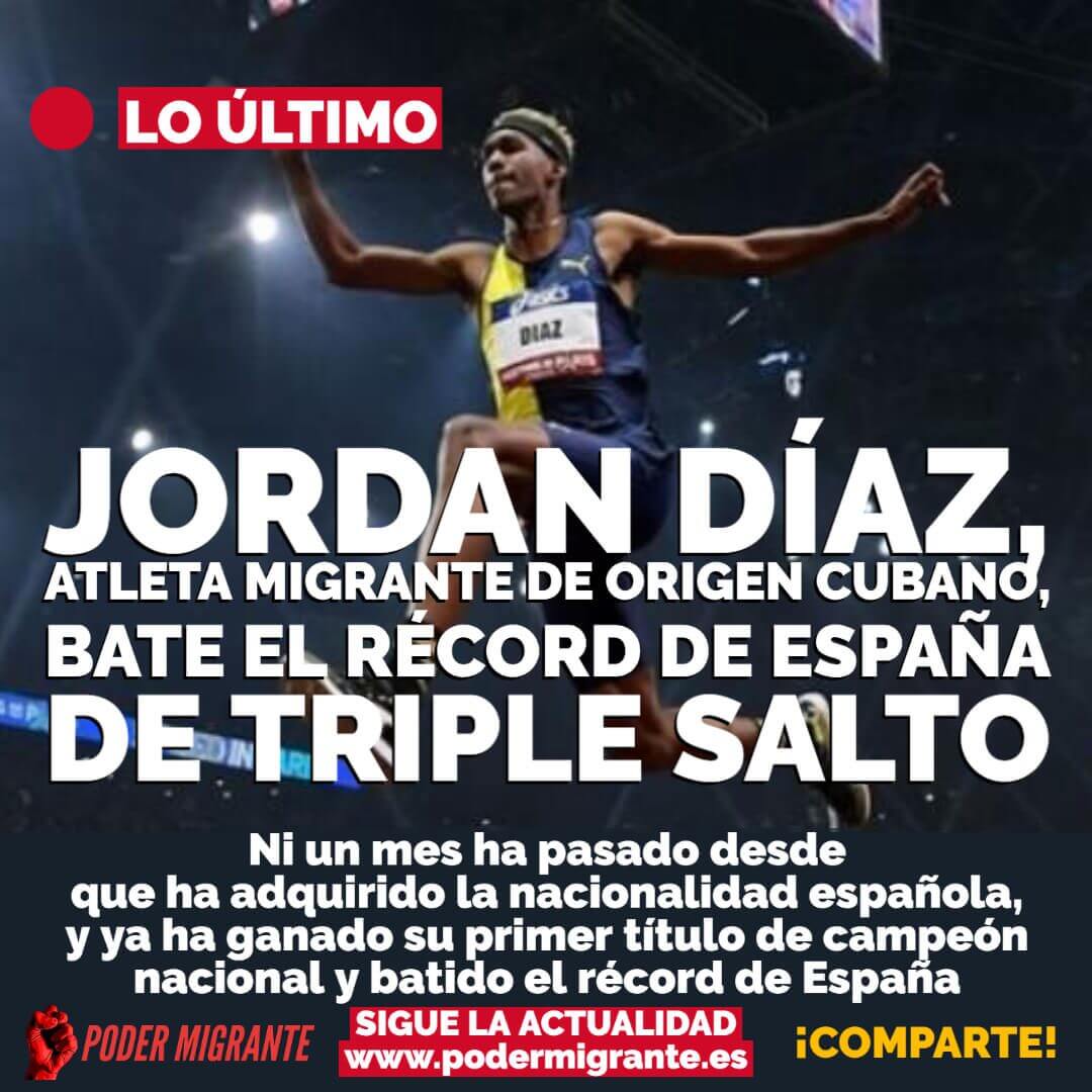 JORDAN DÍAZ, ATLETA MIGRANTE Recién Nacionalizado De Origen Cubano