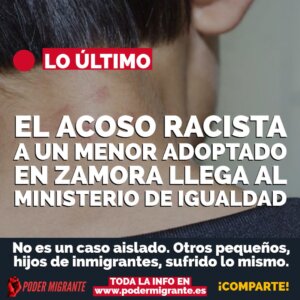 El acoso racista a un menor adoptado en Zamora llega al ministerio de igualdad