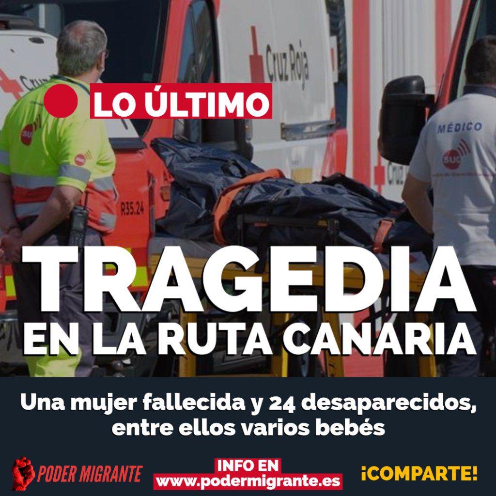 TRAGEDIA EN LA RUTA CANARIA: una mujer fallecida y 24 desaparecidos, entre ellos varios bebés