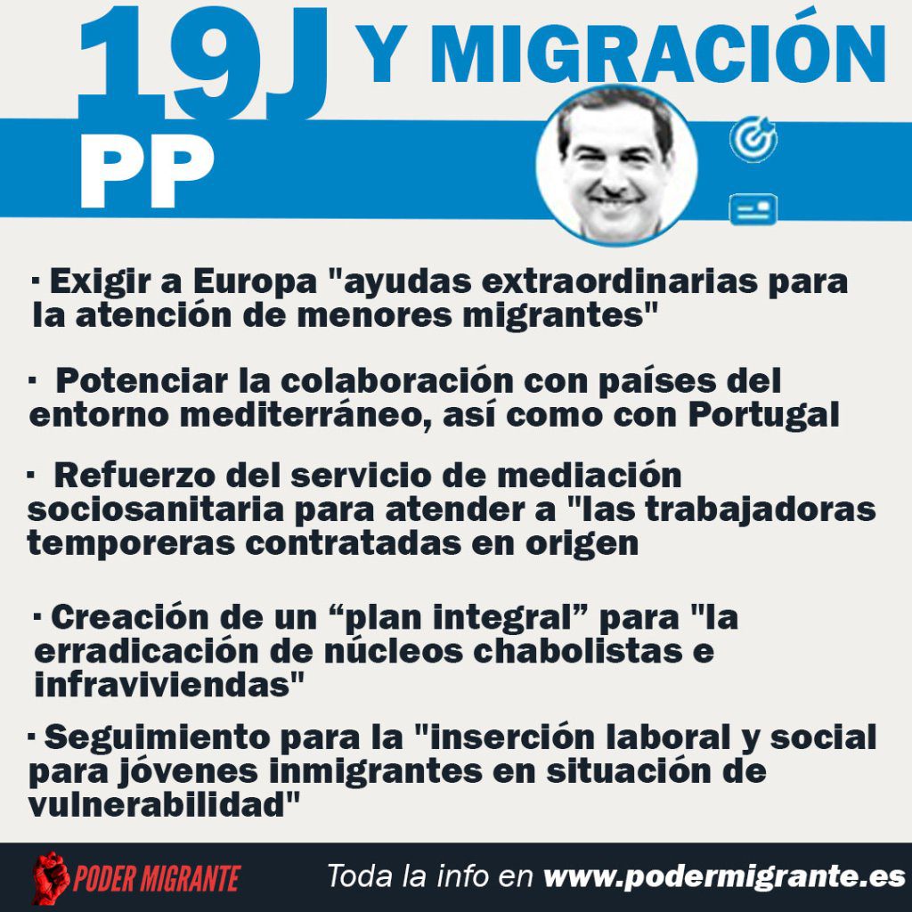 19J: ¿Qué propone cada partido sobre inmigración en las ELECCIONES EN ANDALUCÍA?