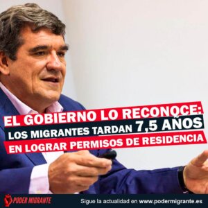 EL GOBIERNO LO RECONOCE: Los inmigrantes tardan en España 7,5 años de media en lograr permisos de residencia
