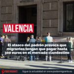 VALENCIA: El colapso del empadronamiento provoca que migrantes paguen 300 euros en el mercado clandestino
