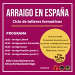 ARRAIGO EN ESPAÑA - Ciclo de talleres formativos