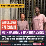 Entrevista con Ruth Gabriel y Harouna Zerbo (Barcelona en Comú): “Hay muchas cosas que pueden cambiar la vida y eso depende de nuestro voto”