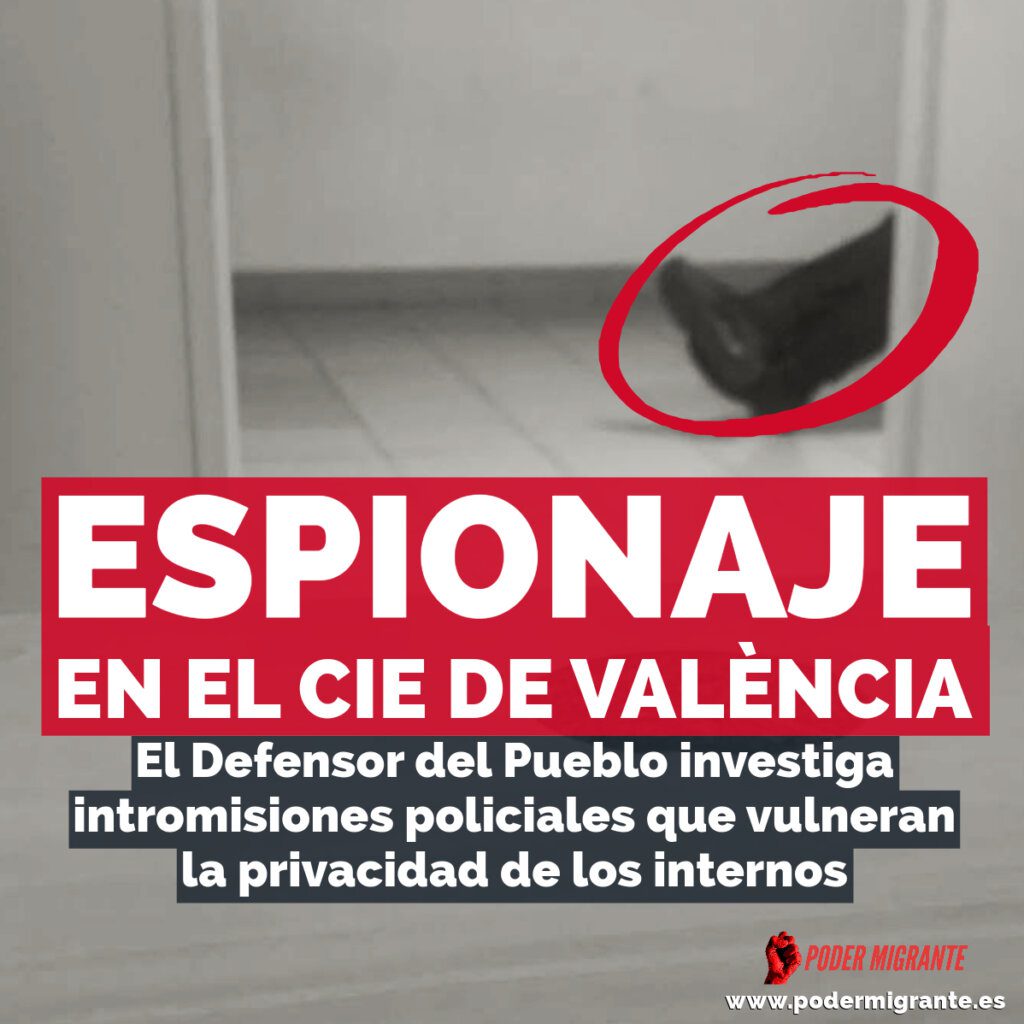 ESPIONAJE en el CIE de València: el Defensor del Pueblo investiga las violaciones de Derechos Humanos
